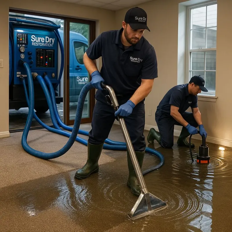 Water Extraction and Removal process in Venice Gardens, FL